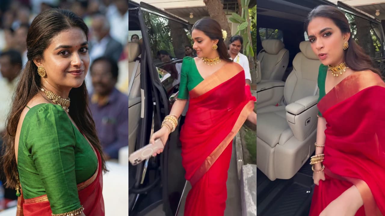 Keerthy Suresh's Viral Video: 'Is Beauty Just for the Flower?' Netizens Charmed! Keerthy Suresh's Viral Video: 'Is Beauty Just for the Flower?' Netizens Charmed!