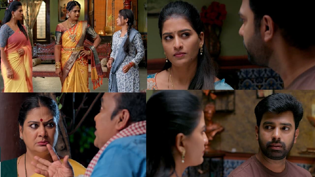 House, Wife, Children Serial: Narmada Catches Sagar's 20-Lakh Lie; Valli Plots Rice Mill Embezzlement House, Wife, Children Serial: Narmada Catches Sagar's 20-Lakh Lie; Valli Plots Rice Mill Embezzlement
