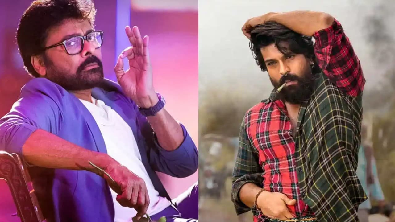 రామ్ చరణ్ 'పెద్ది'కి మెగాస్టార్ షాకింగ్ రివ్యూ! ఫ్యాన్స్ కి పూనకాలే!! రామ్ చరణ్ 'పెద్ది'కి మెగాస్టార్ షాకింగ్ రివ్యూ! ఫ్యాన్స్ కి పూనకాలే!!