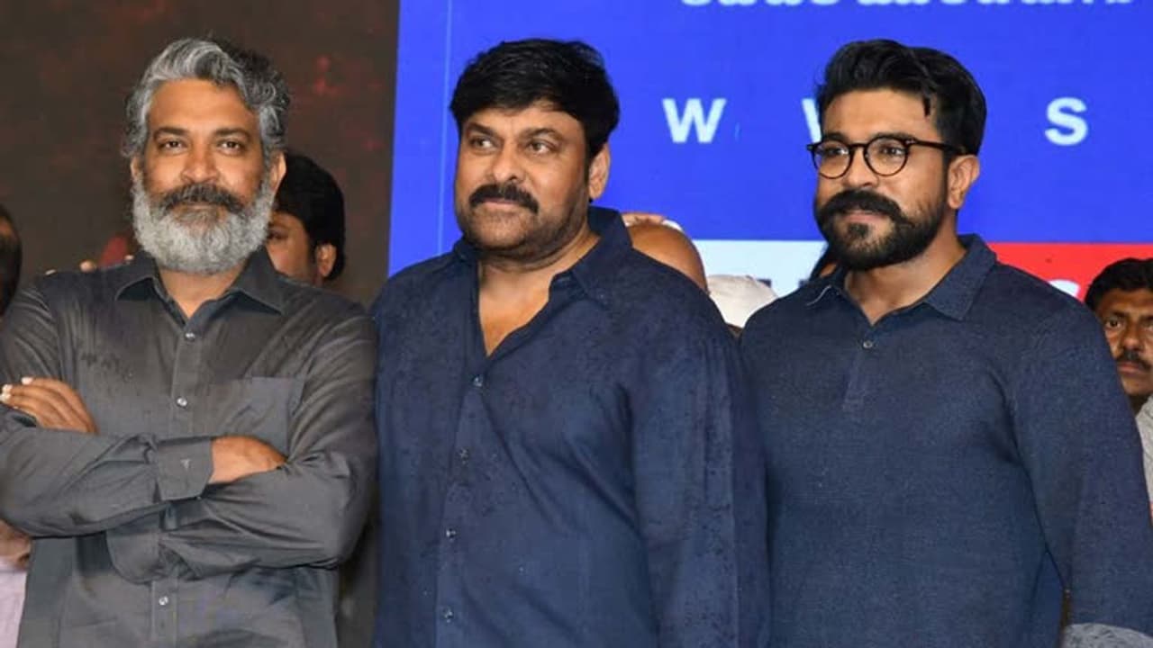 Rajamouli Reveals Disappointment with Chiranjeevi's Film, Fulfills Cinematic Wish with Ram Charan Rajamouli Reveals Disappointment with Chiranjeevi's Film, Fulfills Cinematic Wish with Ram Charan