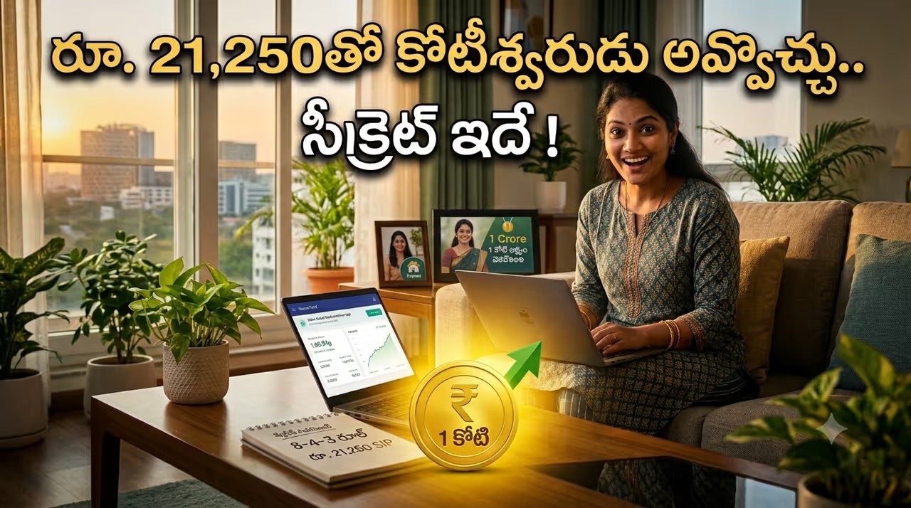 షాకింగ్ న్యూస్! రూ. 21,250తో కోటీశ్వరుడిగా మారే సీక్రెట్ రూల్.. 8-4-3 మ్యాజిక్! షాకింగ్ న్యూస్! రూ. 21,250తో కోటీశ్వరుడిగా మారే సీక్రెట్ రూల్.. 8-4-3 మ్యాజిక్!