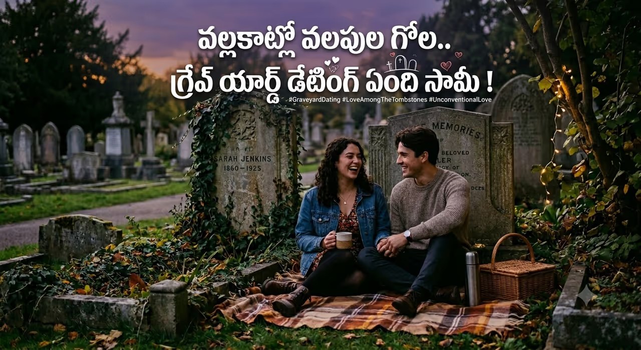 స్మశానంలో డేటింగ్.. షాకింగ్ ట్రెండ్! యువతకు కొత్త పిచ్చి.. ఊహించని నిజాలు! స్మశానంలో డేటింగ్.. షాకింగ్ ట్రెండ్! యువతకు కొత్త పిచ్చి.. ఊహించని నిజాలు!
