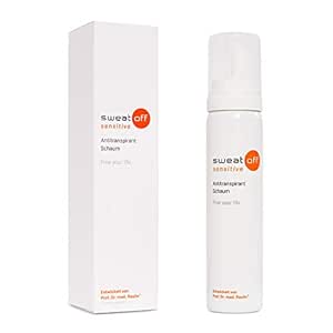 sweat-off sensitive Schaum