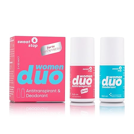 SweatStop duo women Forte Roll-on