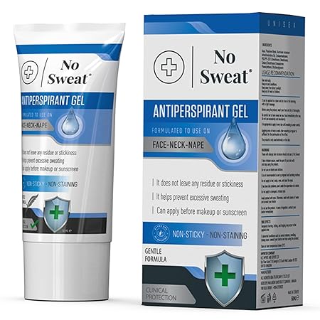 No Sweat Face-Neck-Nape Gel