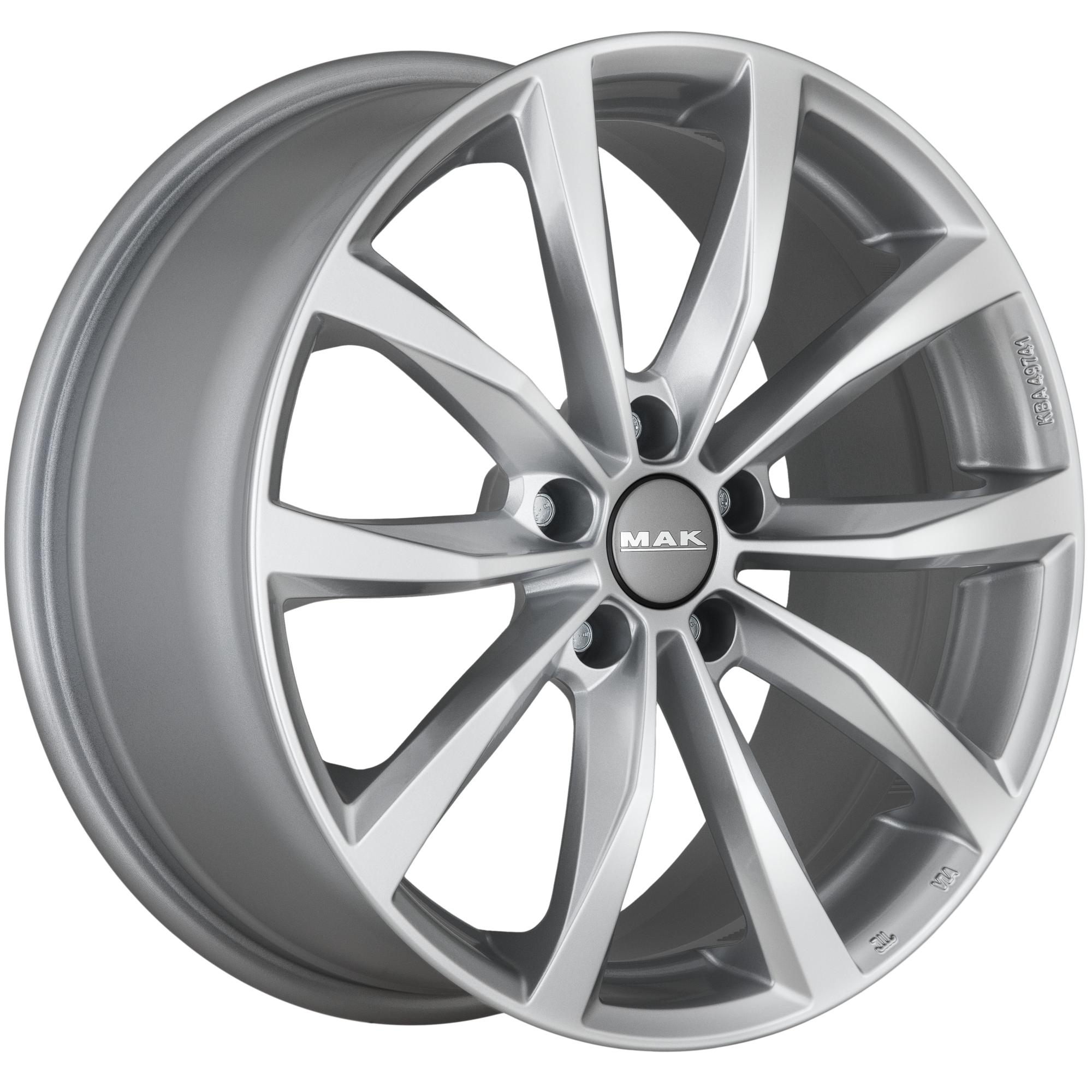 Jante MAK WOLF SILVER 6.5J16 5X110 ET35