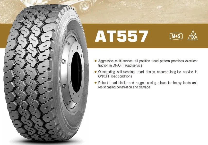 ANVELOPE VARA BISON AT557 385 65 R22.5 160K —
