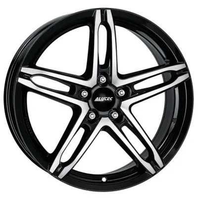 Jante ALUTEC POISON DIAMANT-SCHWARZ-FRONTPOLIERT 7J16 5X108 ET48