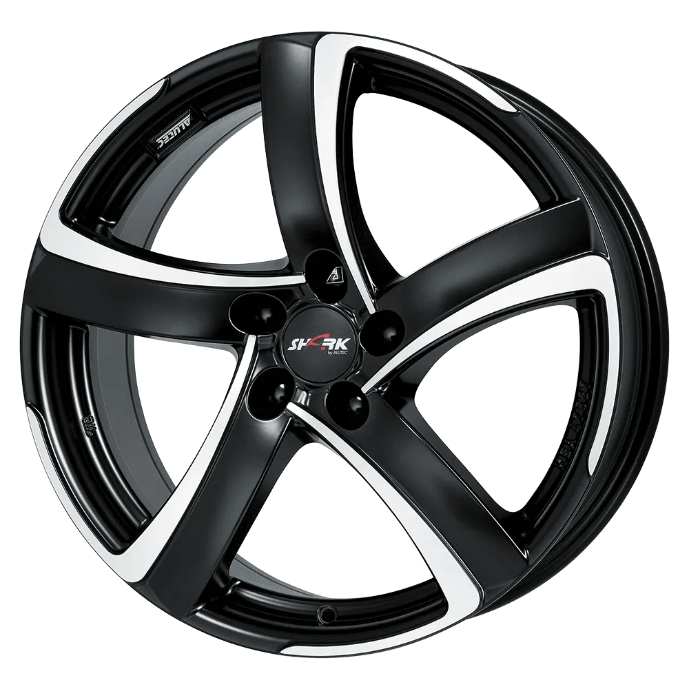Jante ALUTEC SHARK RACING SCHWARZ FRONTPOLIERT 7J17 4X108 ET45