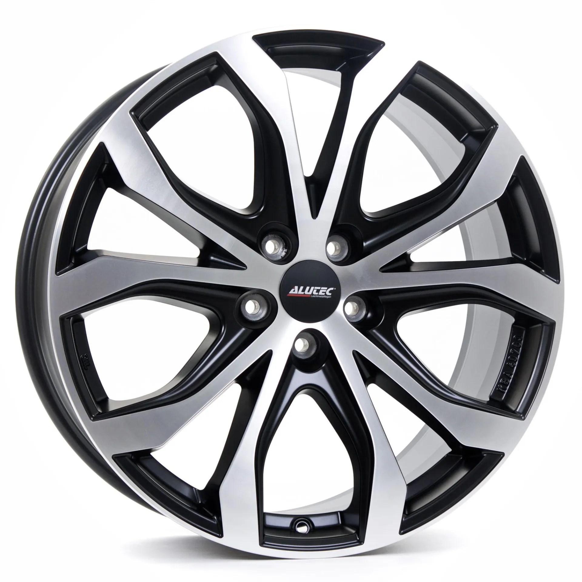 Jante ALUTEC W10-X RACING SCHWARZ FRONTPOLIERT 8J18 5X130 ET53