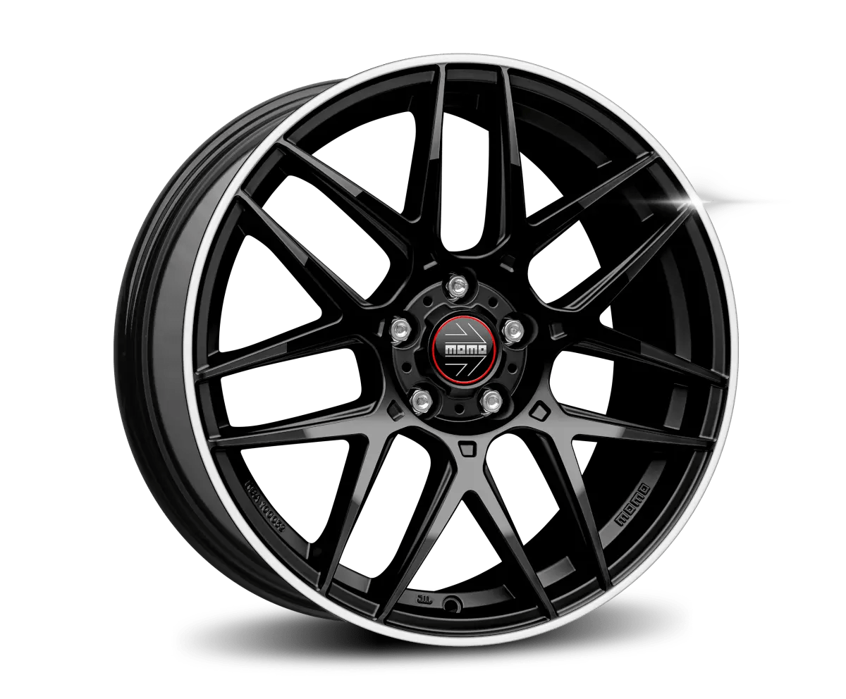 Jante MOMO COMPETIZIONE GLOSSY BLACK POLISHED 7.5J17 5X108 ET45