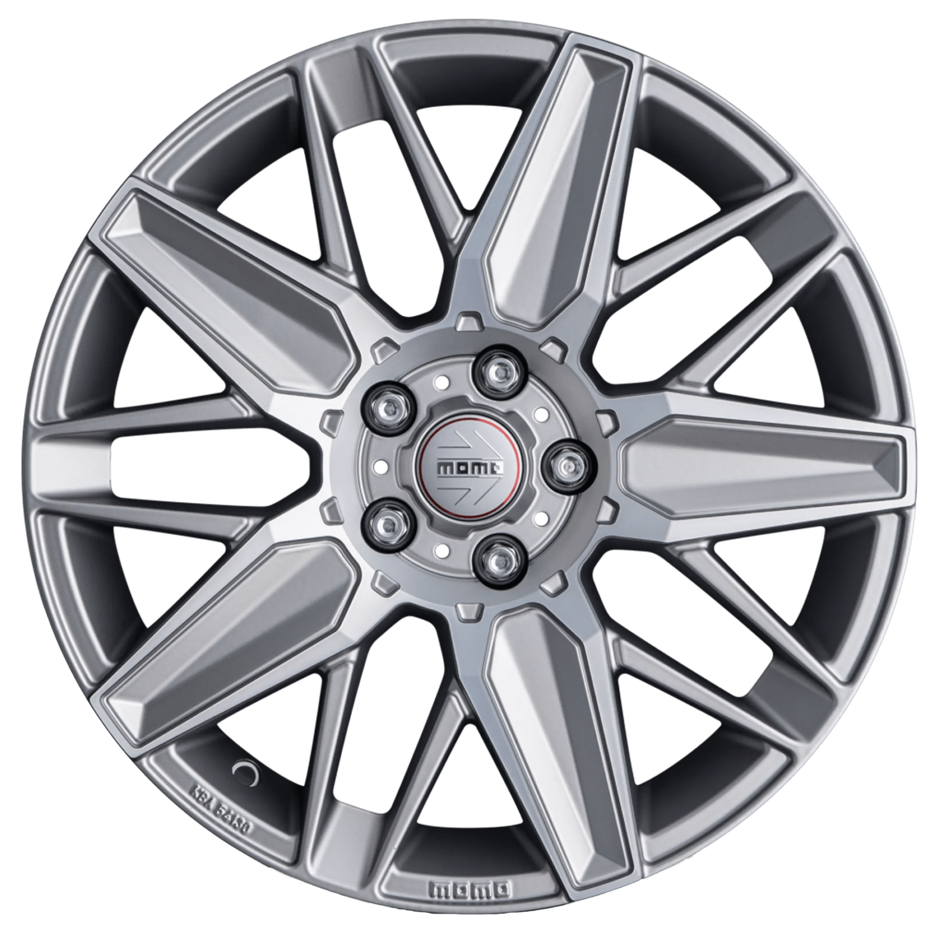 Jante MOMO Evoluzione Matt Titan Silver Polished 8J18 5X100 ET42