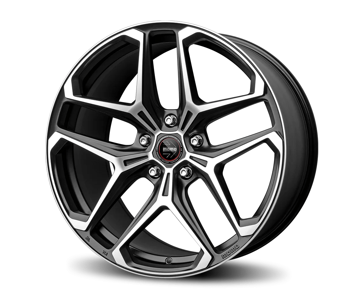 Jante MOMO RF-04 Matt Black Polished 8.5J20 5X112 ET45