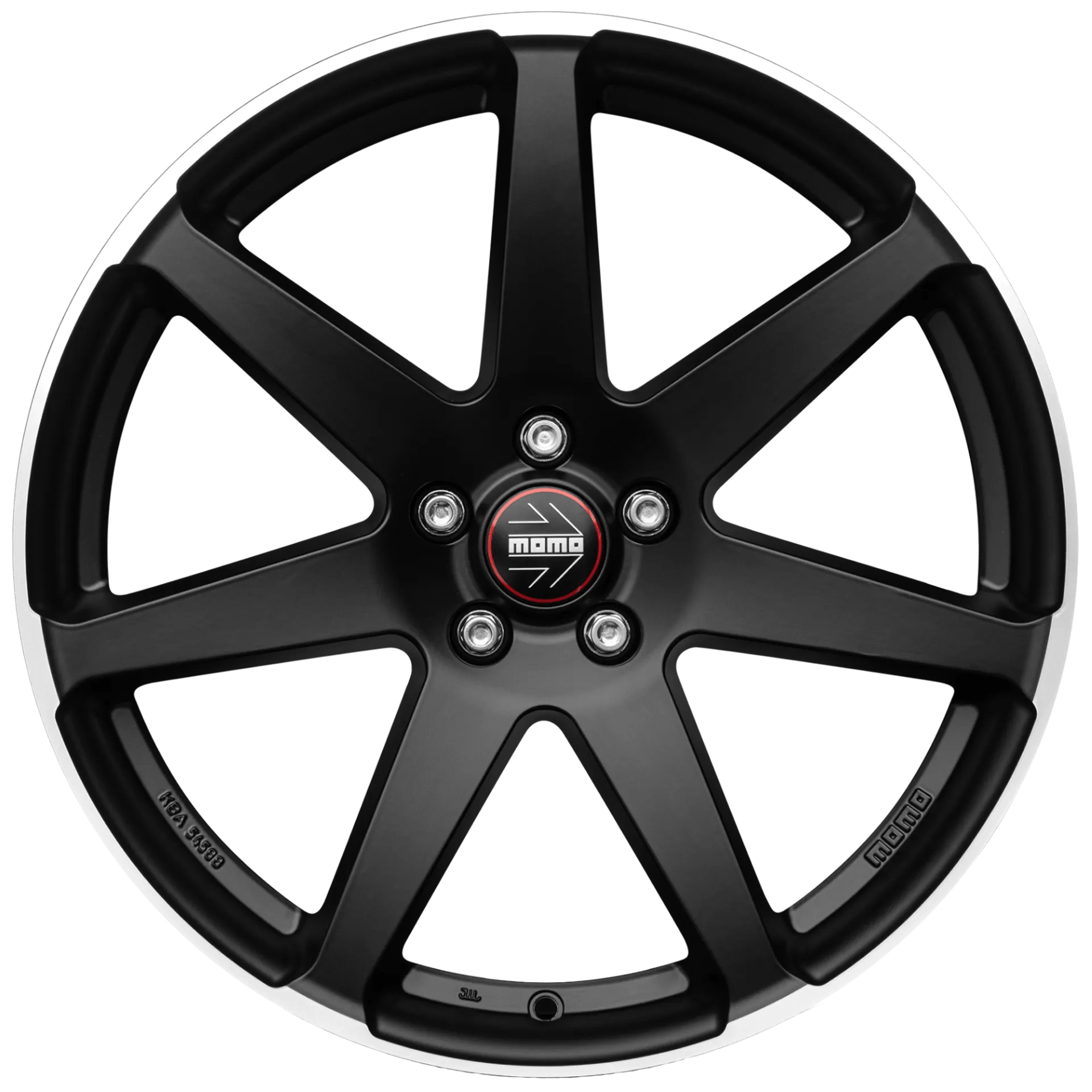 Jante MOMO Seven MATT BLACK POLISHED 8J18 5X114.3 ET40
