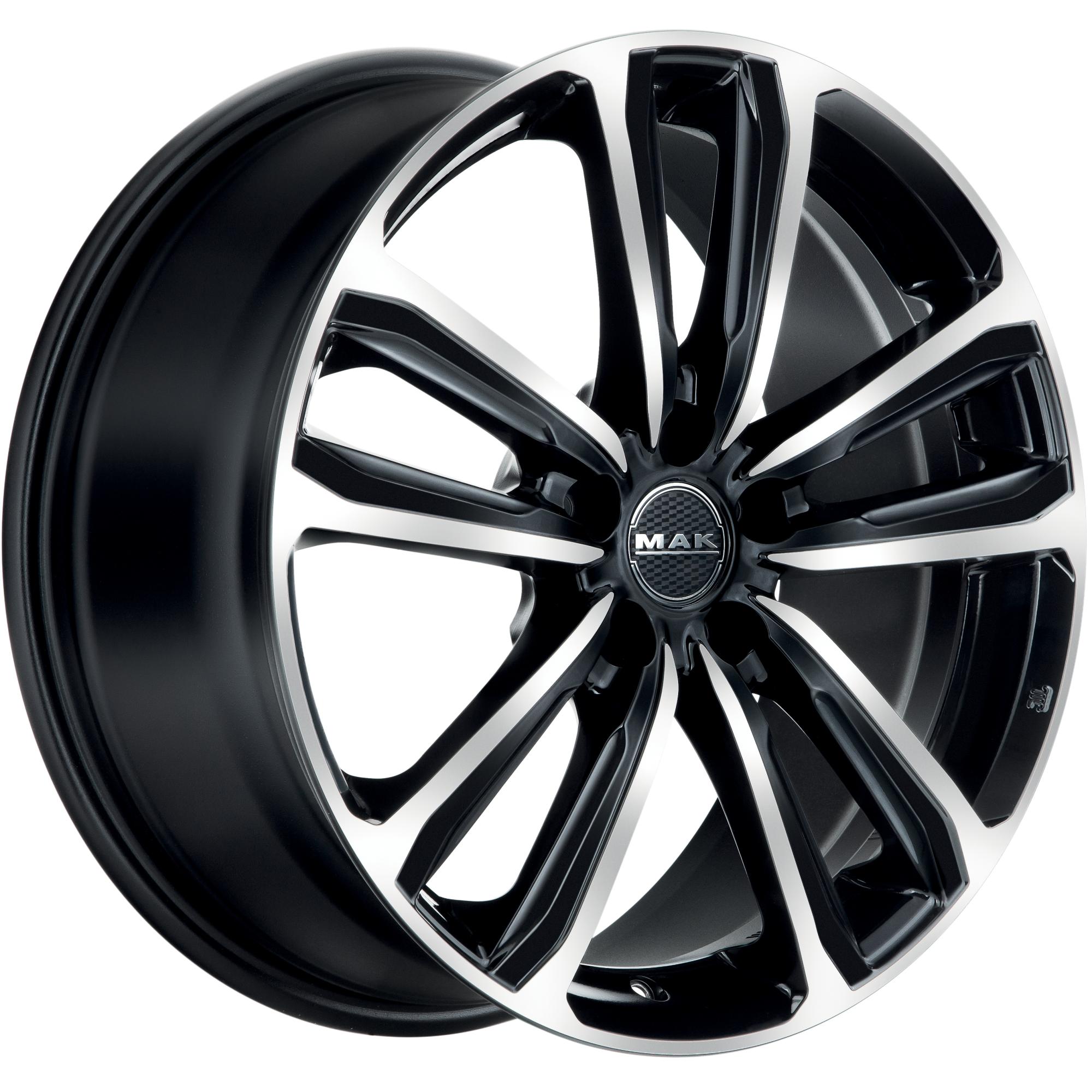 Jante MAK MAGMA BLACK MIRROR 7J18 5X105 ET38