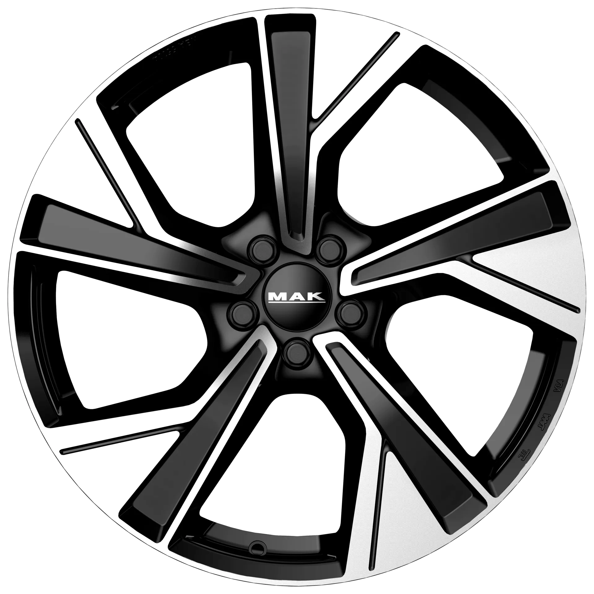 Jante MAK MALMOE BLACK MIRROR 7.5J18 5X108 ET50.5
