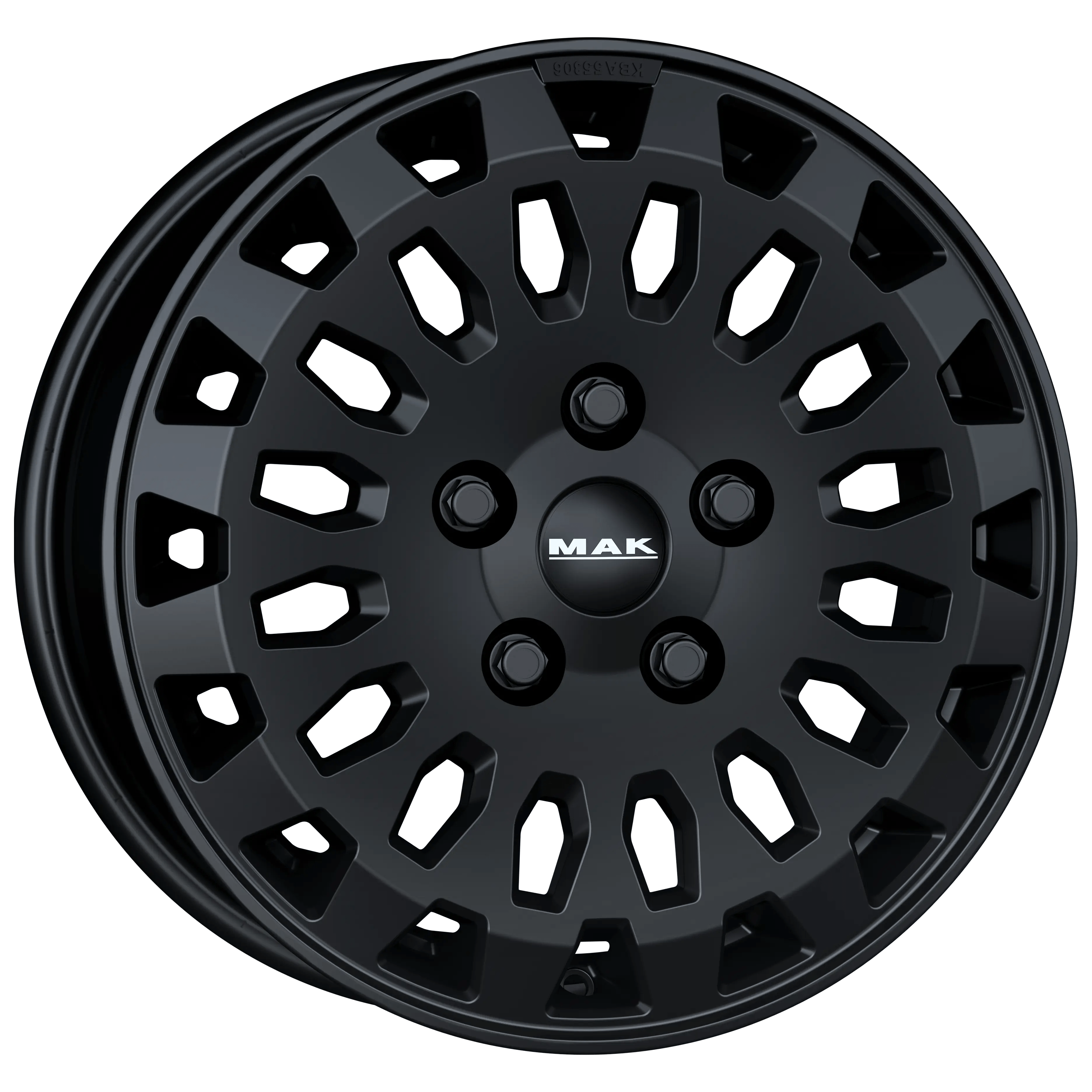 Jante MAK OVERLAND MATT BLACK 7J17 5X130 ET66