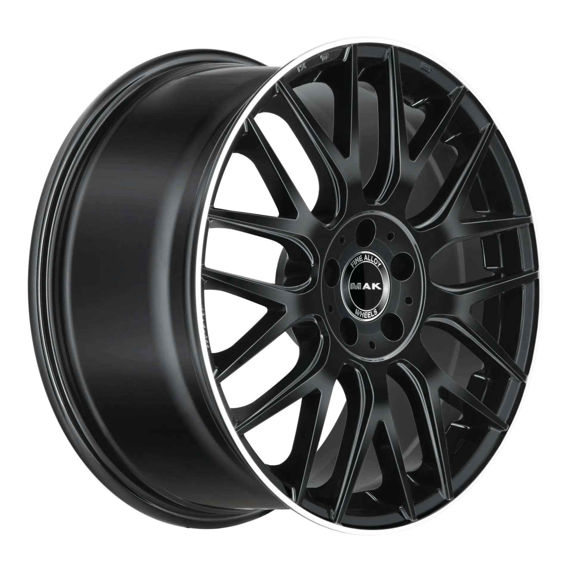 Jante MAK ARROW GLOSS BLACK MIRROR RING 8J18 5X112 ET40