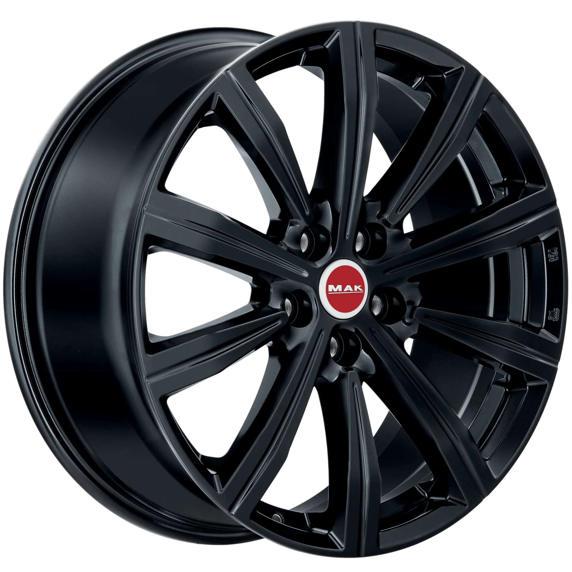 Jante MAK BIRMINGHAM GLOSS BLACK 8J19 5X120 ET38