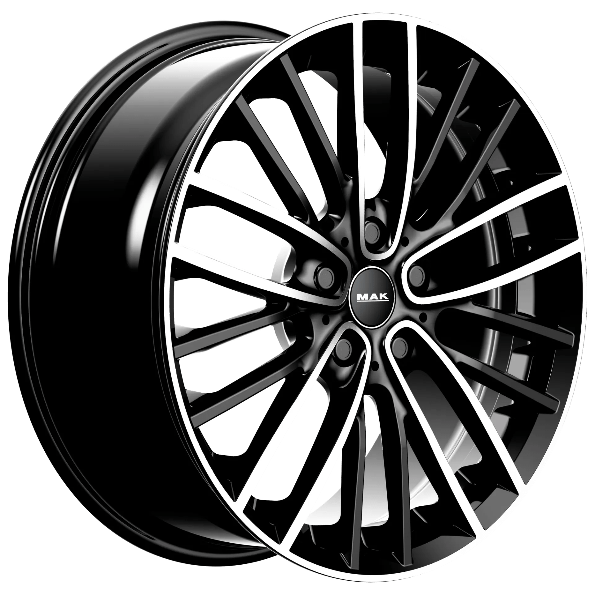 Jante MAK CHELSEA BLACK MIRROR 6.5J16 5X112 ET48