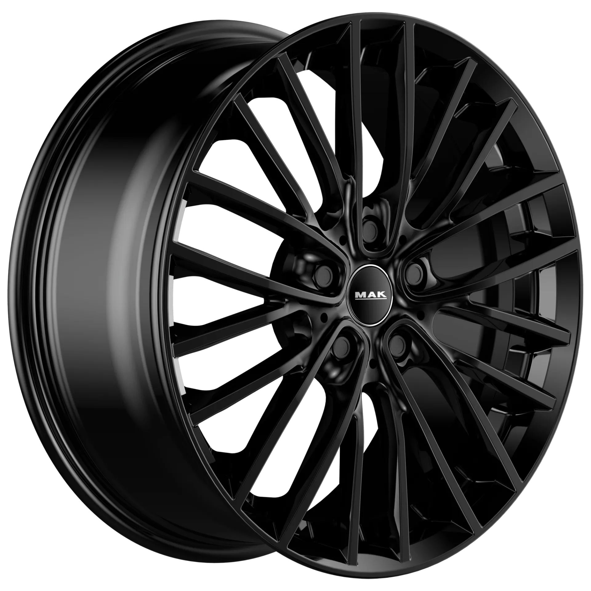 Jante MAK CHELSEA GLOSS BLACK 6.5J16 5X112 ET48
