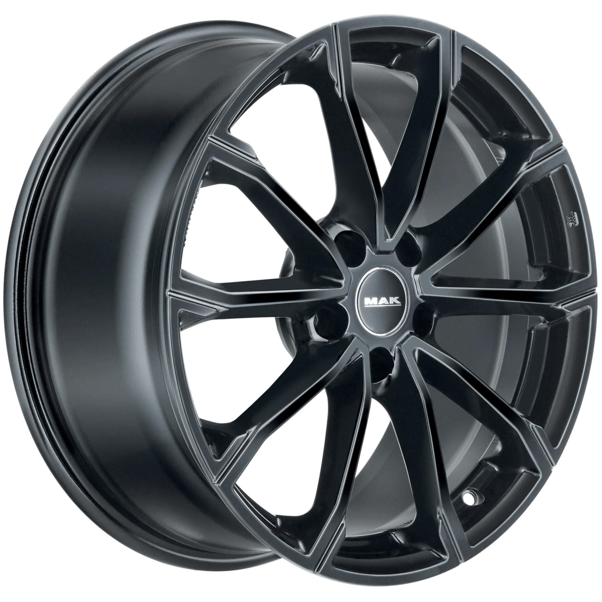 Jante MAK DaVinci GLOSS BLACK 7.5J18 5X112 ET46