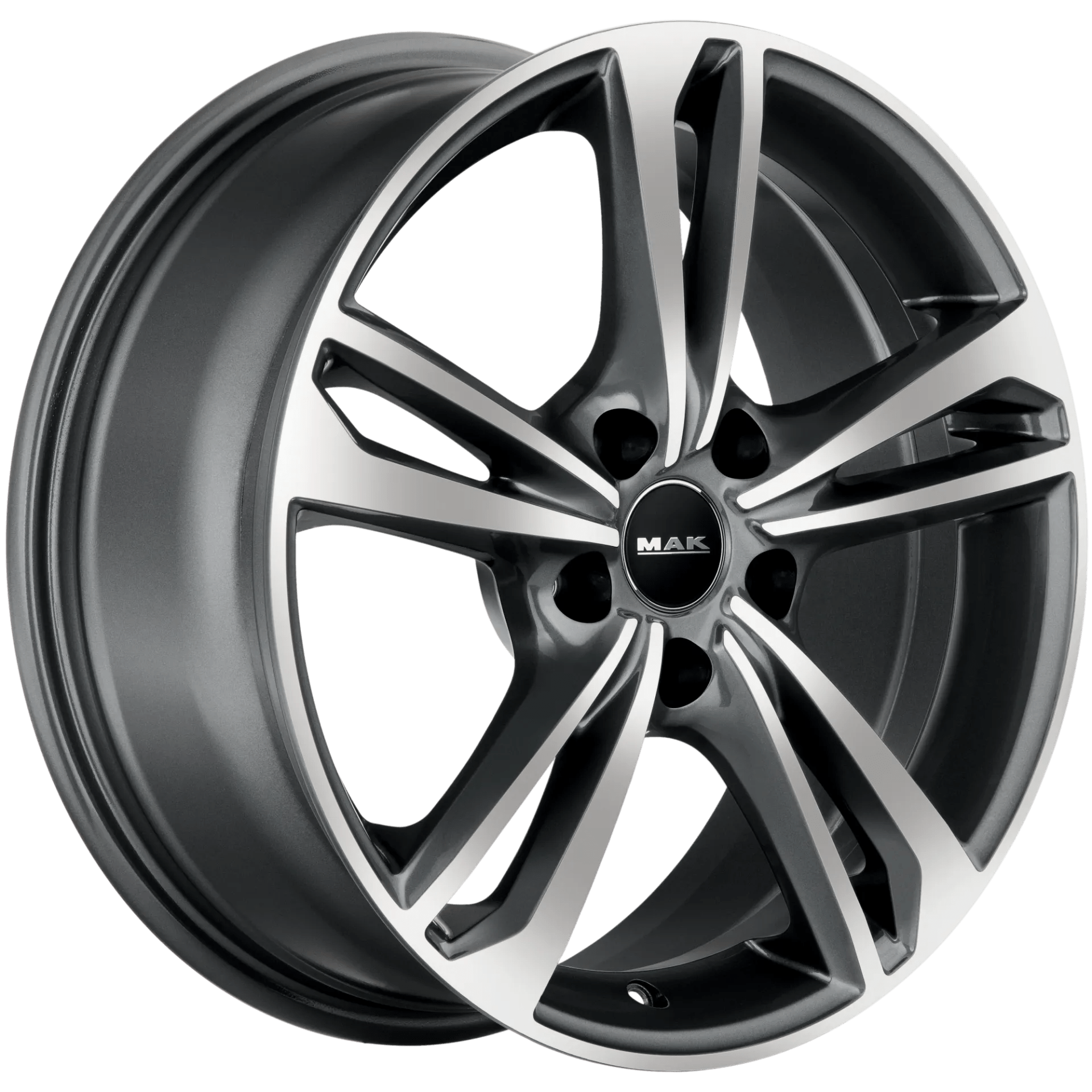 Jante MAK EMBLEMA GUN MET-MIRROR FACE 7J17 5X108 ET50