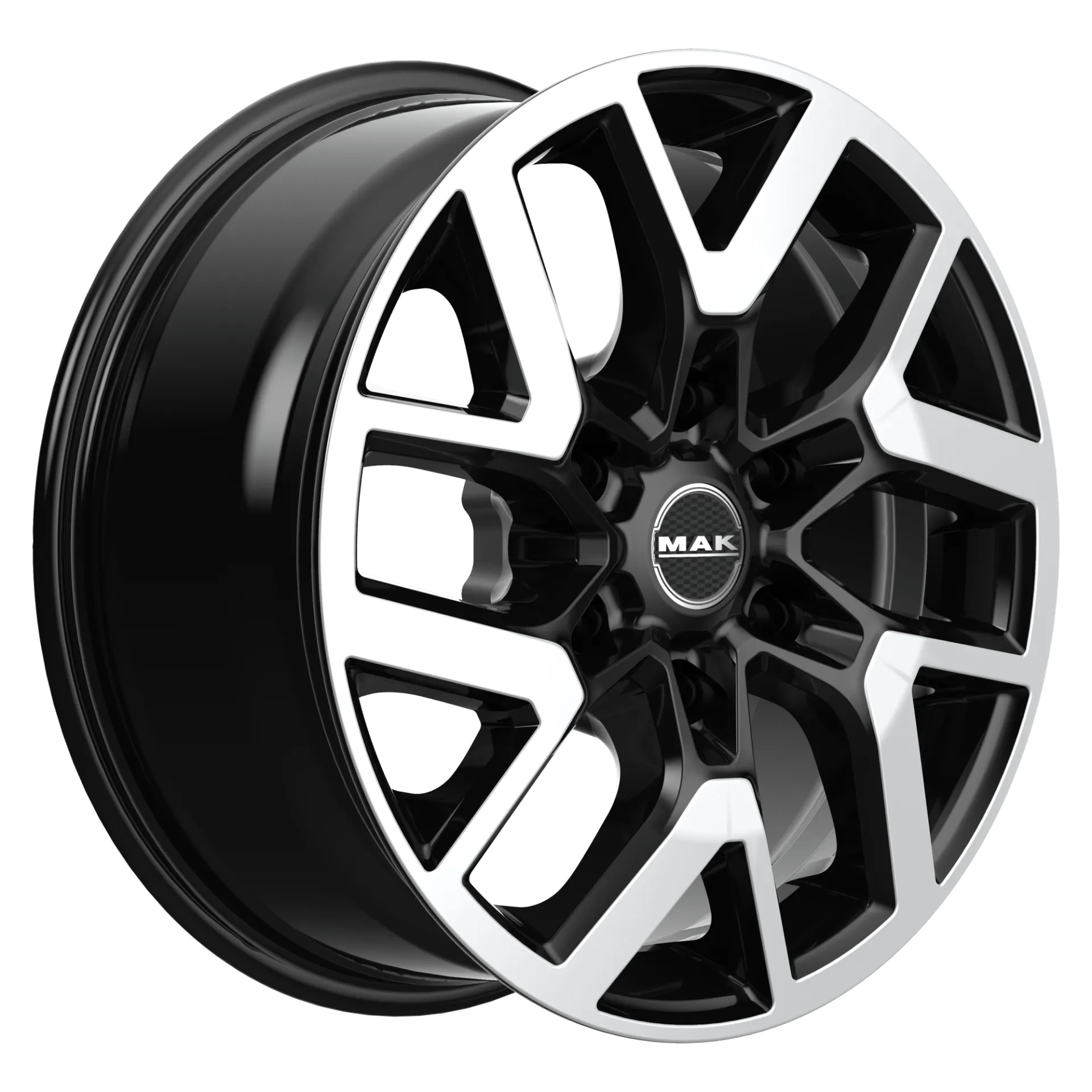 Jante MAK GRAVEL BLACK MIRROR 8J18 6X139.7 ET53