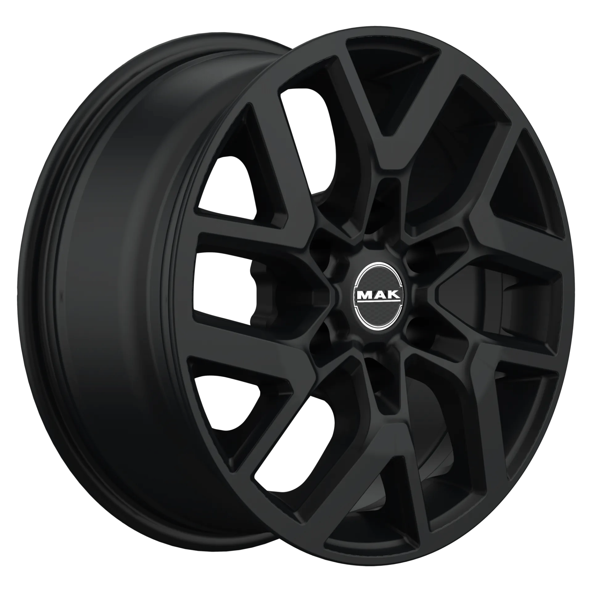Jante MAK GRAVEL MATT BLACK 7.5J19 6X139.7 ET50