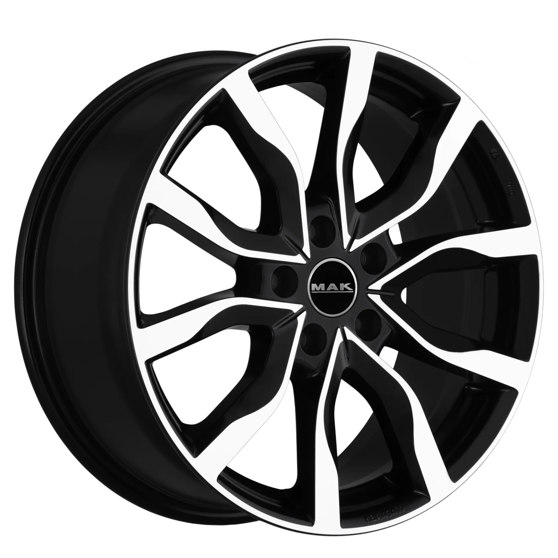 Jante MAK HIGHLANDS BLACK MIRROR 9.5J21 5X120 ET49