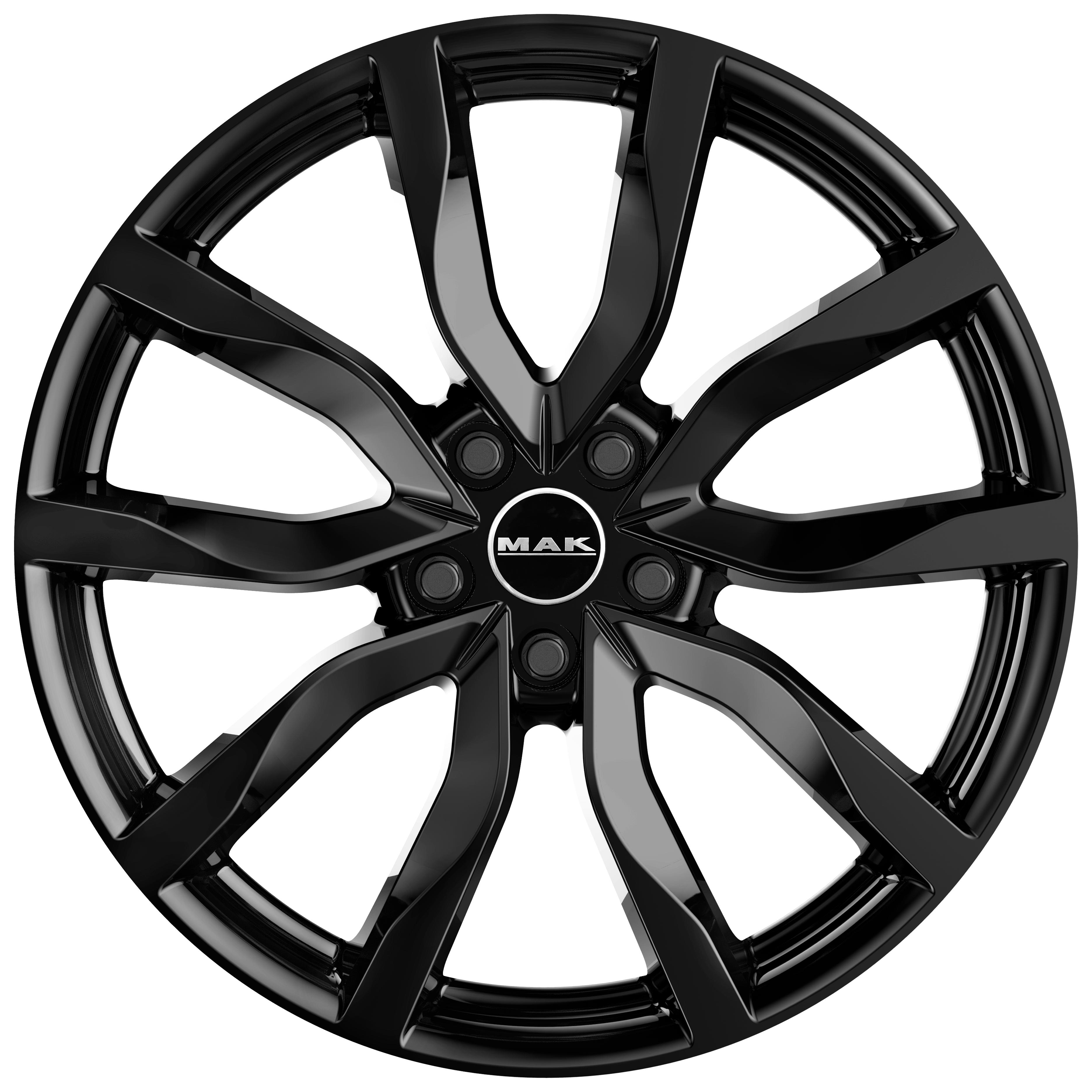 Jante MAK HIGHLANDS GLOSS BLACK 8.5J20 5X108 ET45