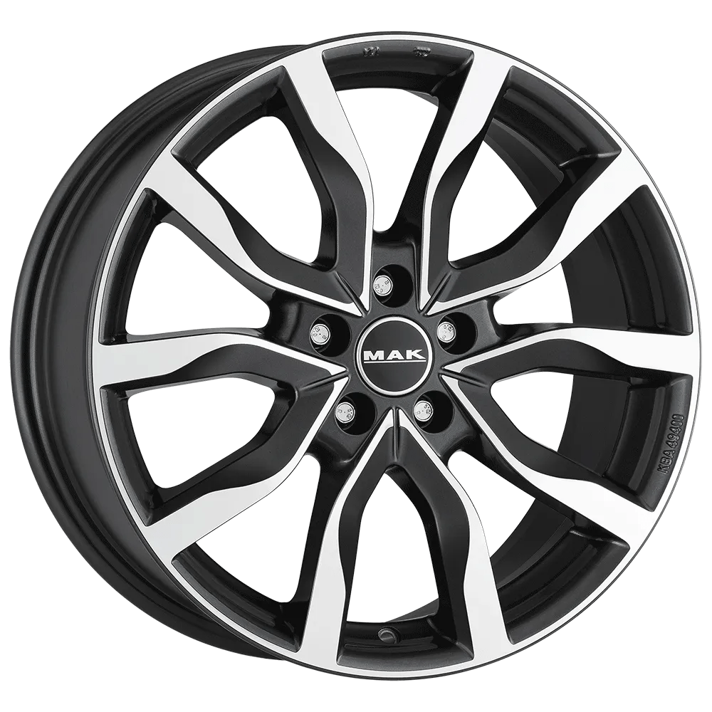 Jante MAK HIGHLANDS GUN MET-MIRROR FACE 8.5J20 5X120 ET53