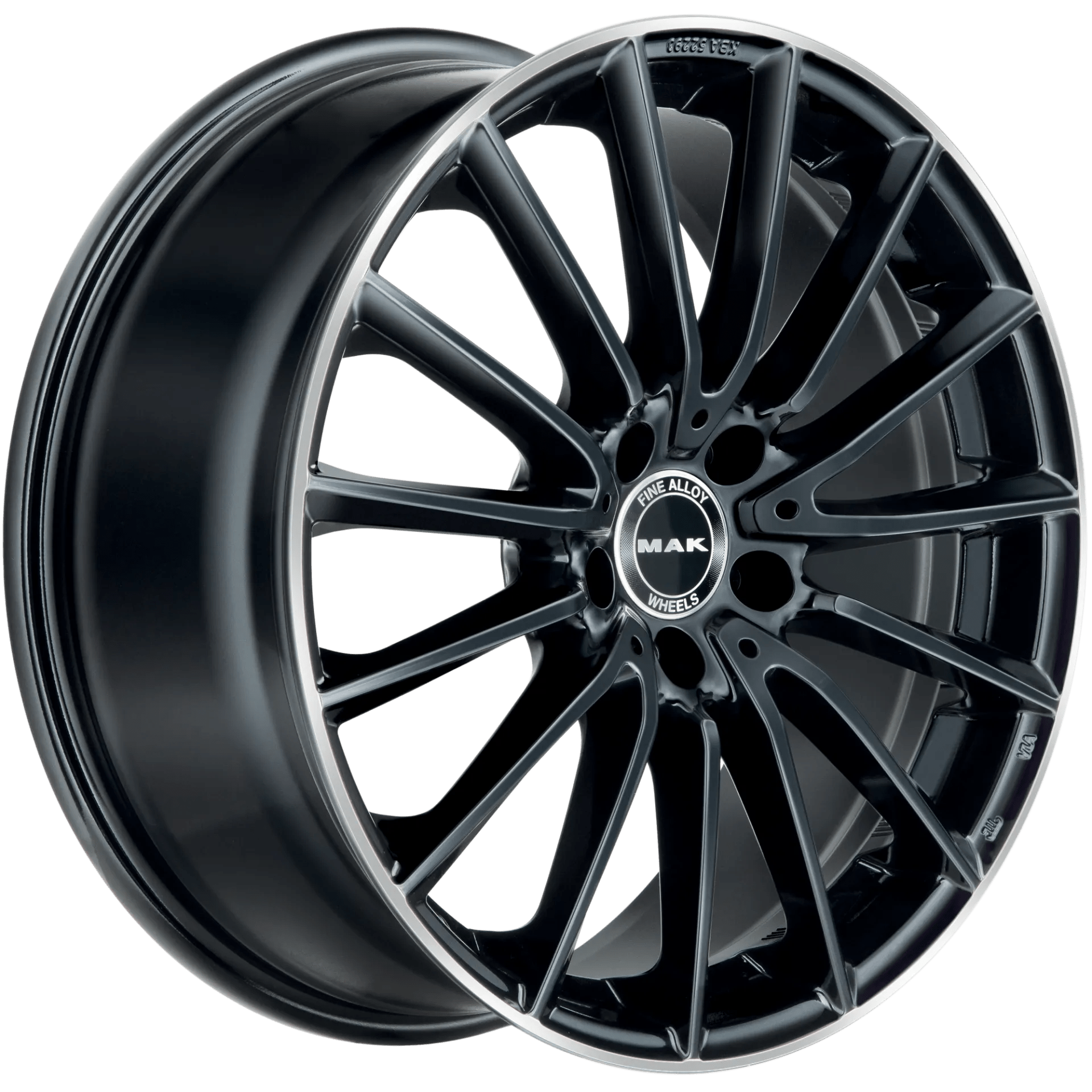 Jante MAK KOMET GLOSS BLACK MIRROR RING 7.5J17 5X112 ET40