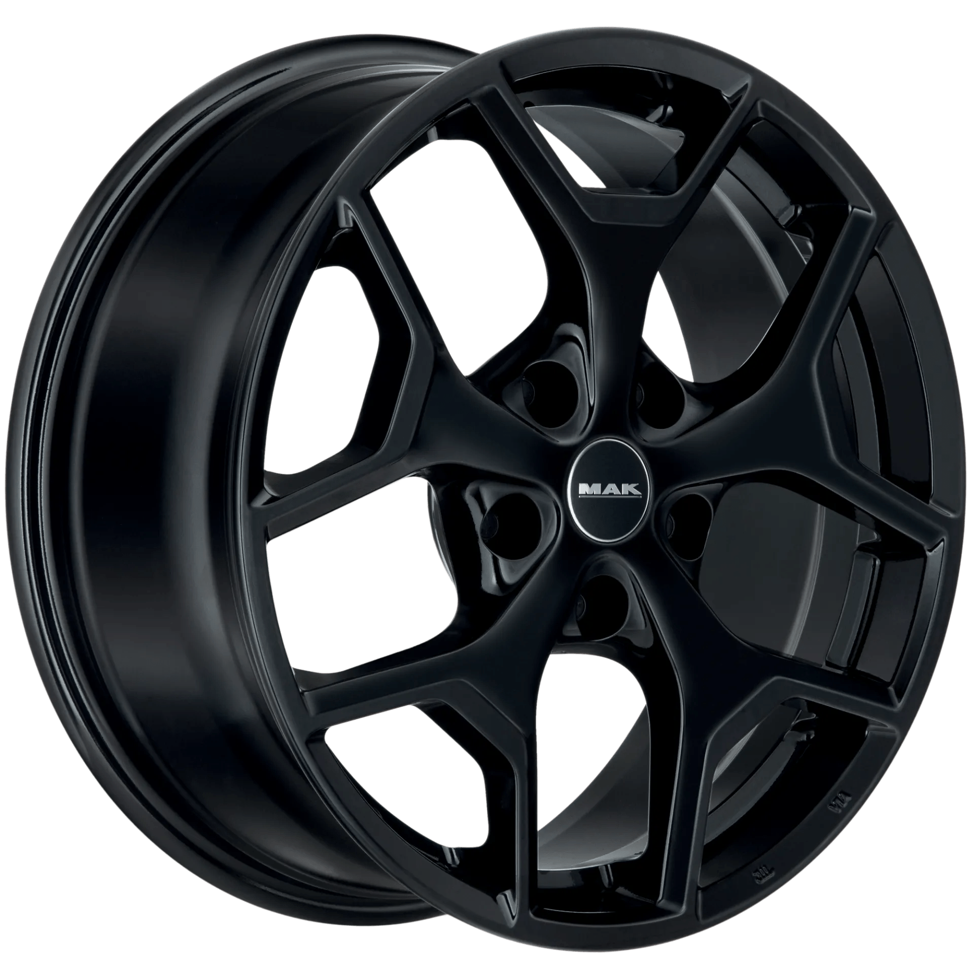 Jante MAK LIBERTY GLOSS BLACK 7.5J17 5X127 ET44