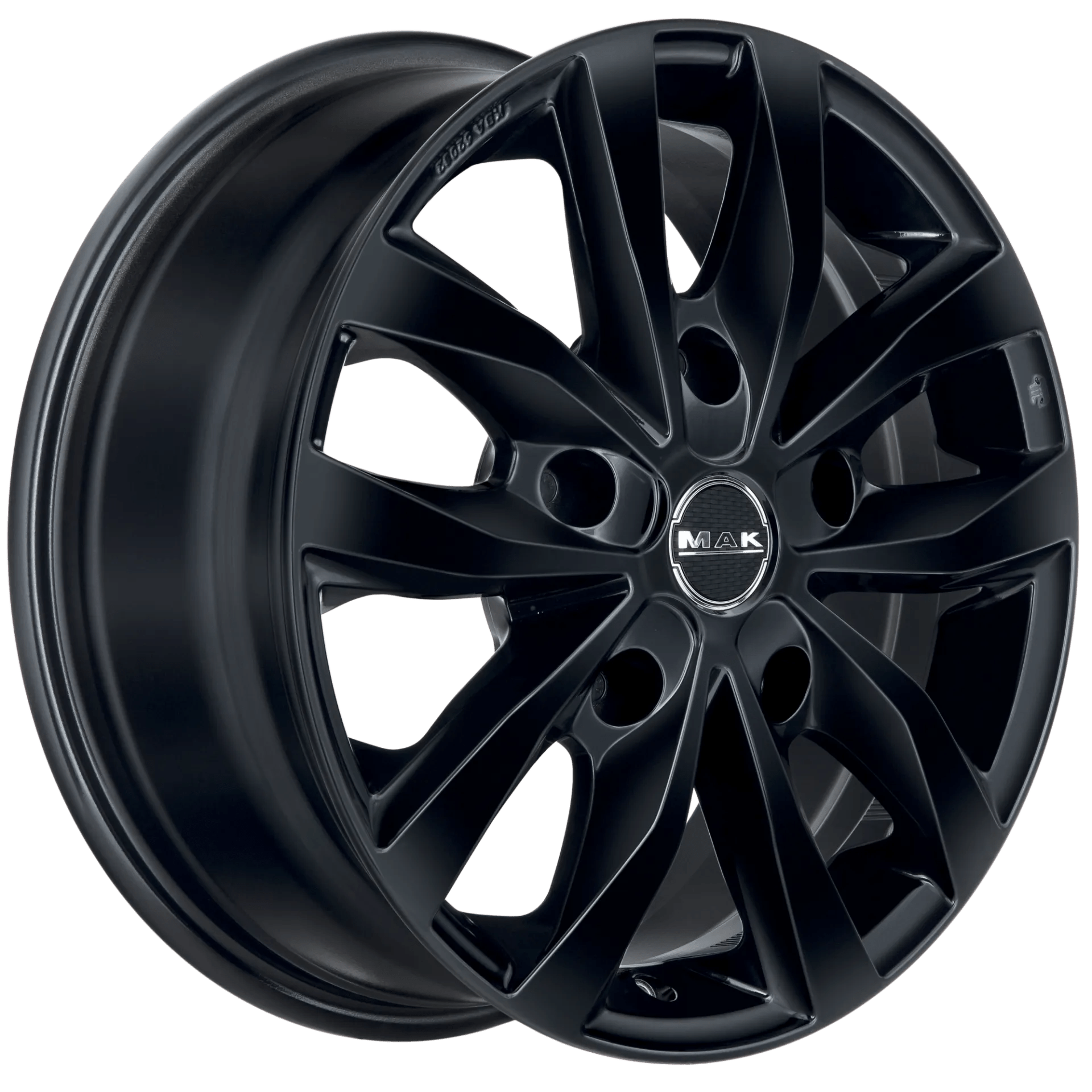 Jante MAK LOAD 5 GLOSS BLACK 6.5J16 5X130 ET50