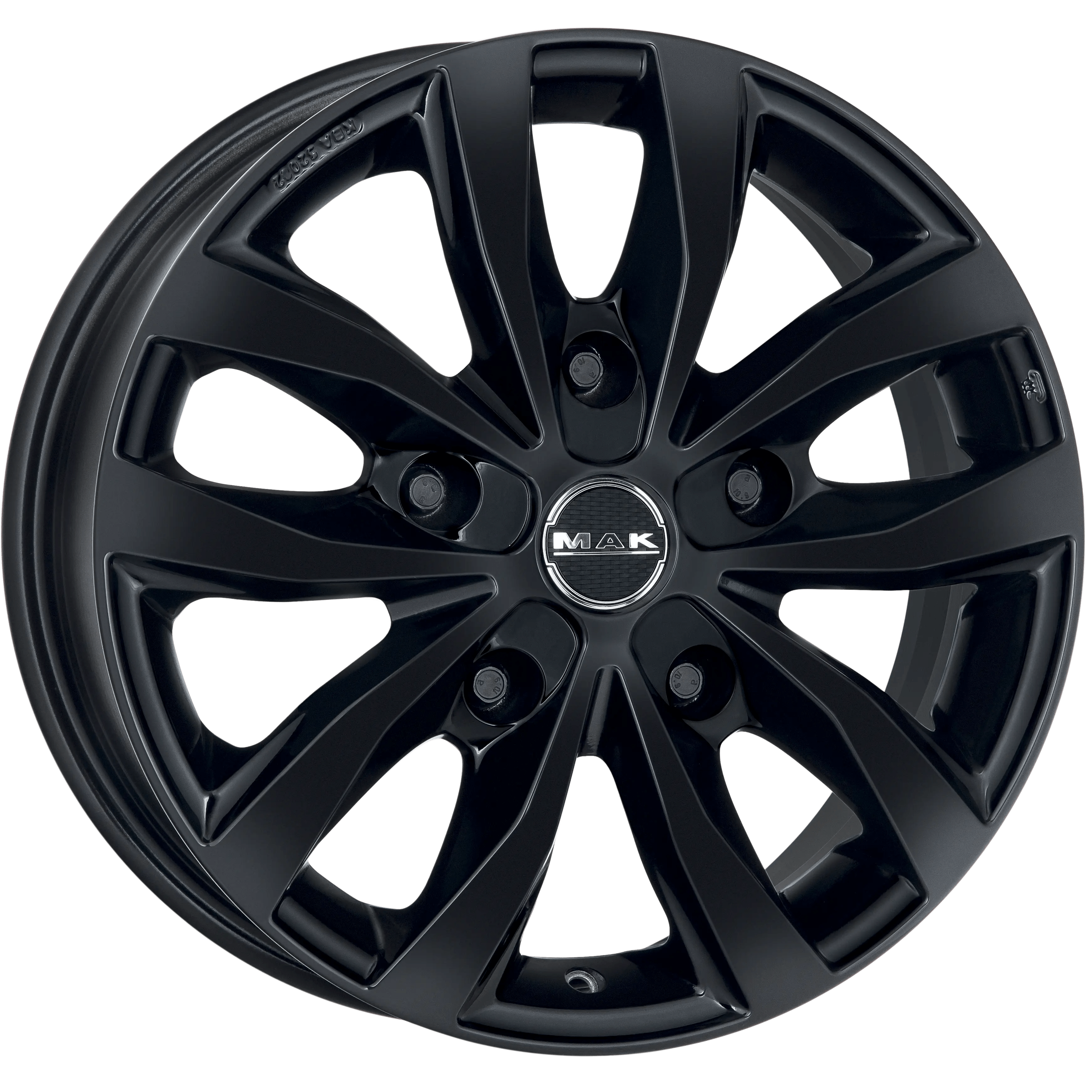 Jante MAK LOAD 5 3 GLOSS BLACK 6.5J15 5X160 ET58