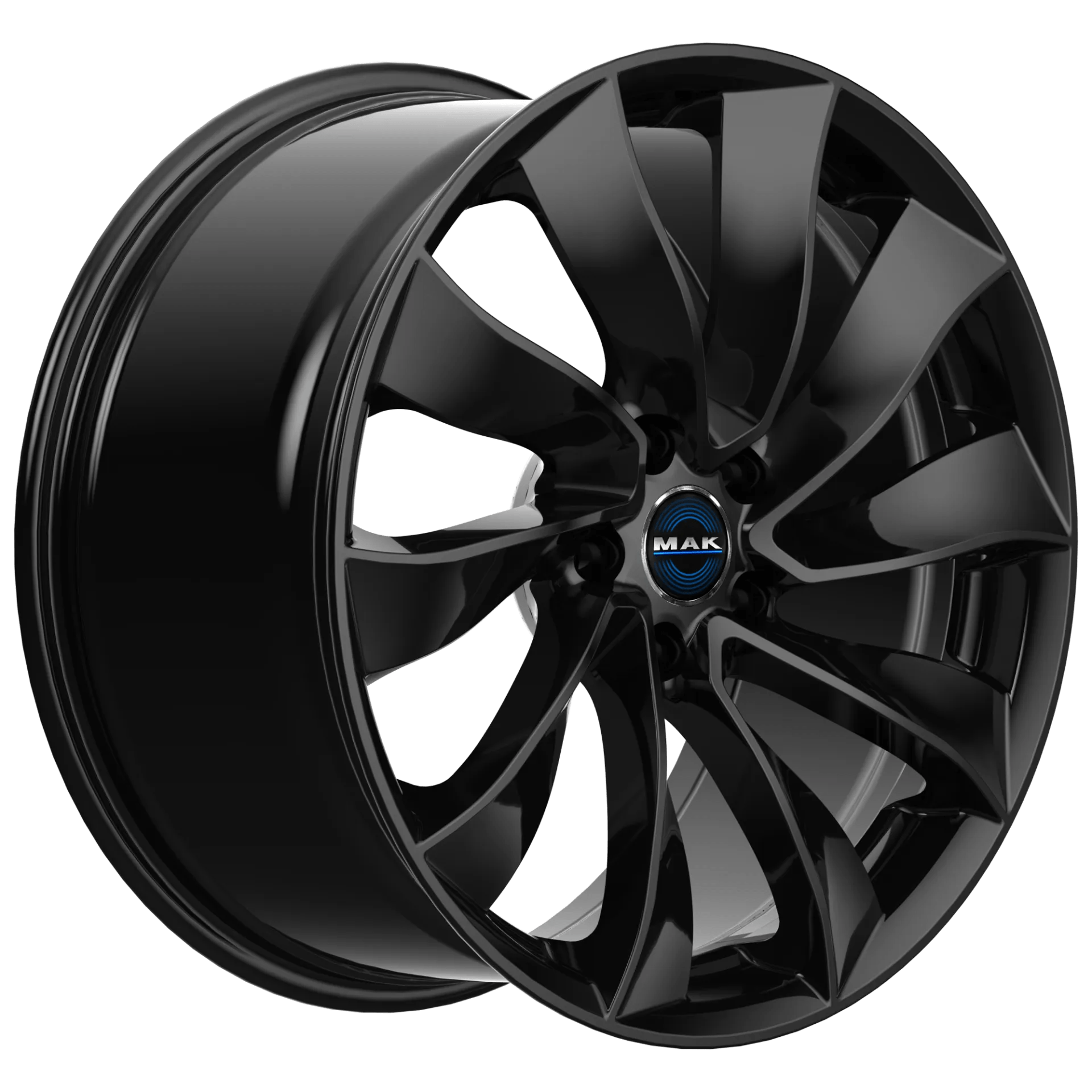 Jante MAK SOLAR GLOSS BLACK 9.5J20 5X114.3 ET45