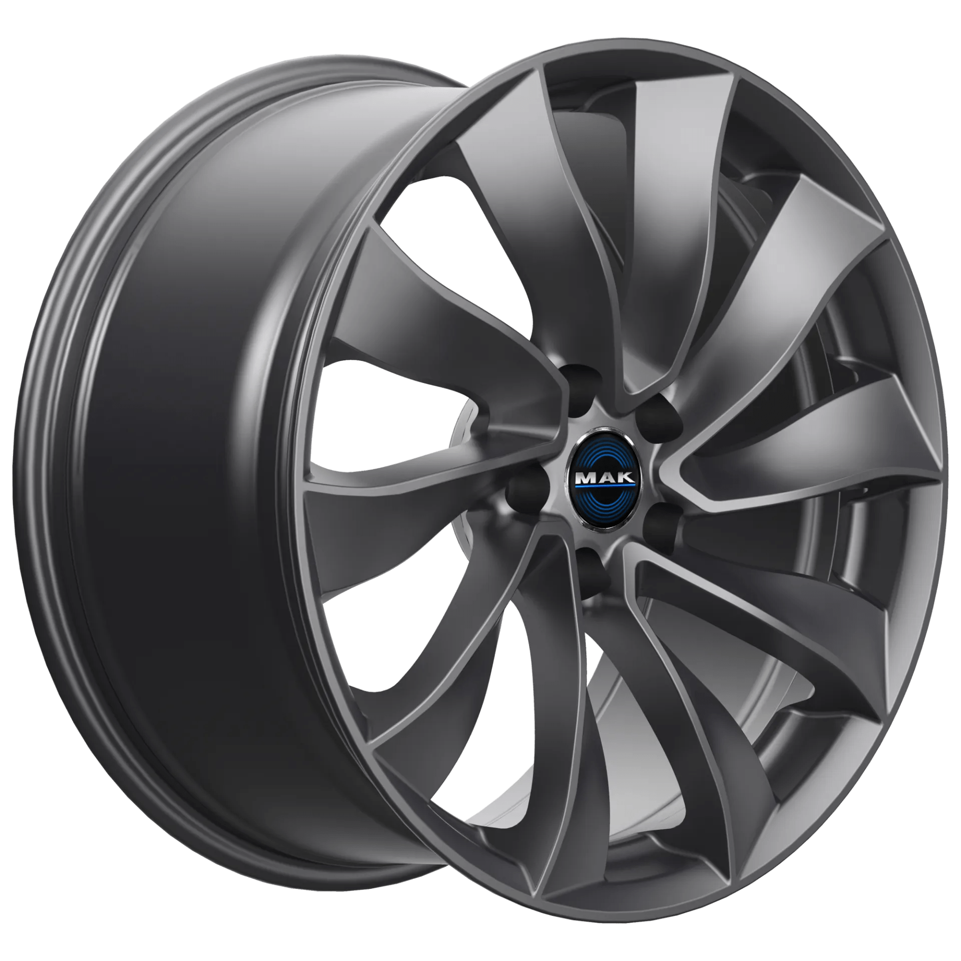 Jante MAK SOLAR GLOSS GUN METALLIC 9.5J19 5X114.3 ET45