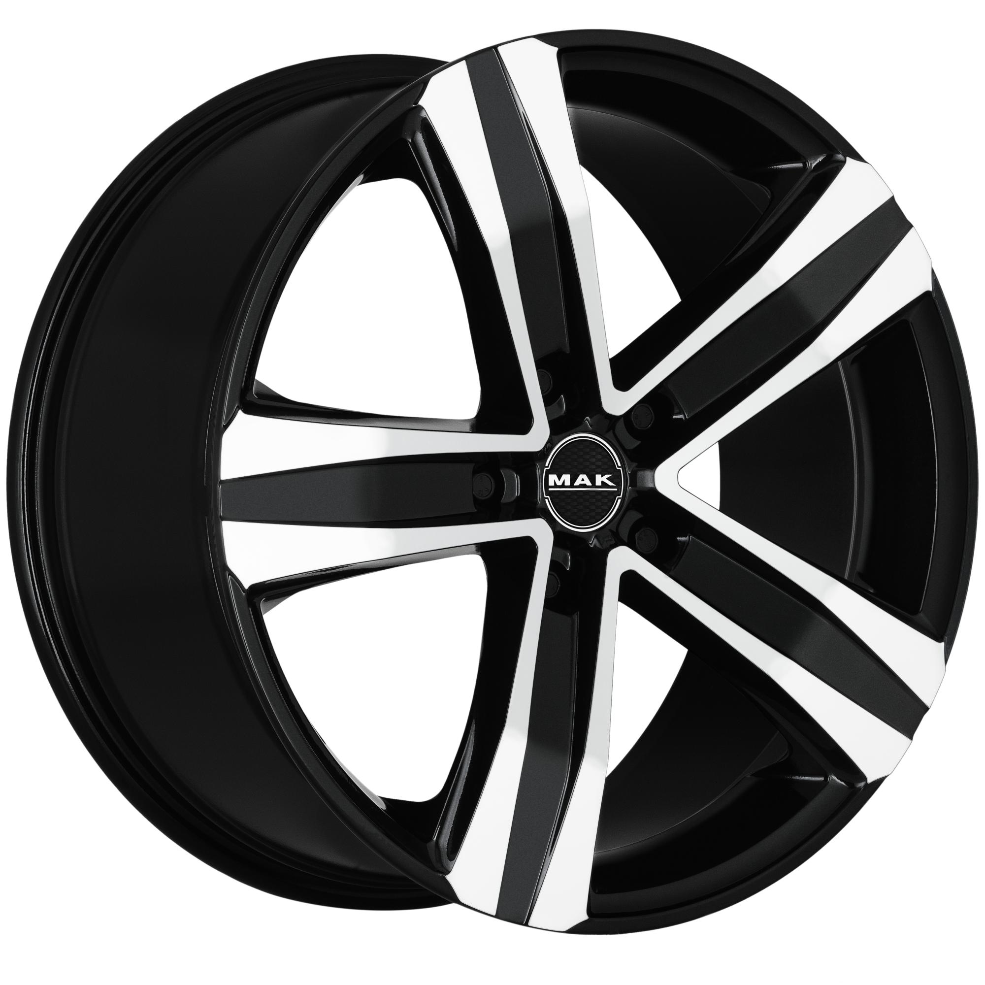 Jante MAK STONE 5 BLACK MIRROR 6.5J16 5X130 ET65