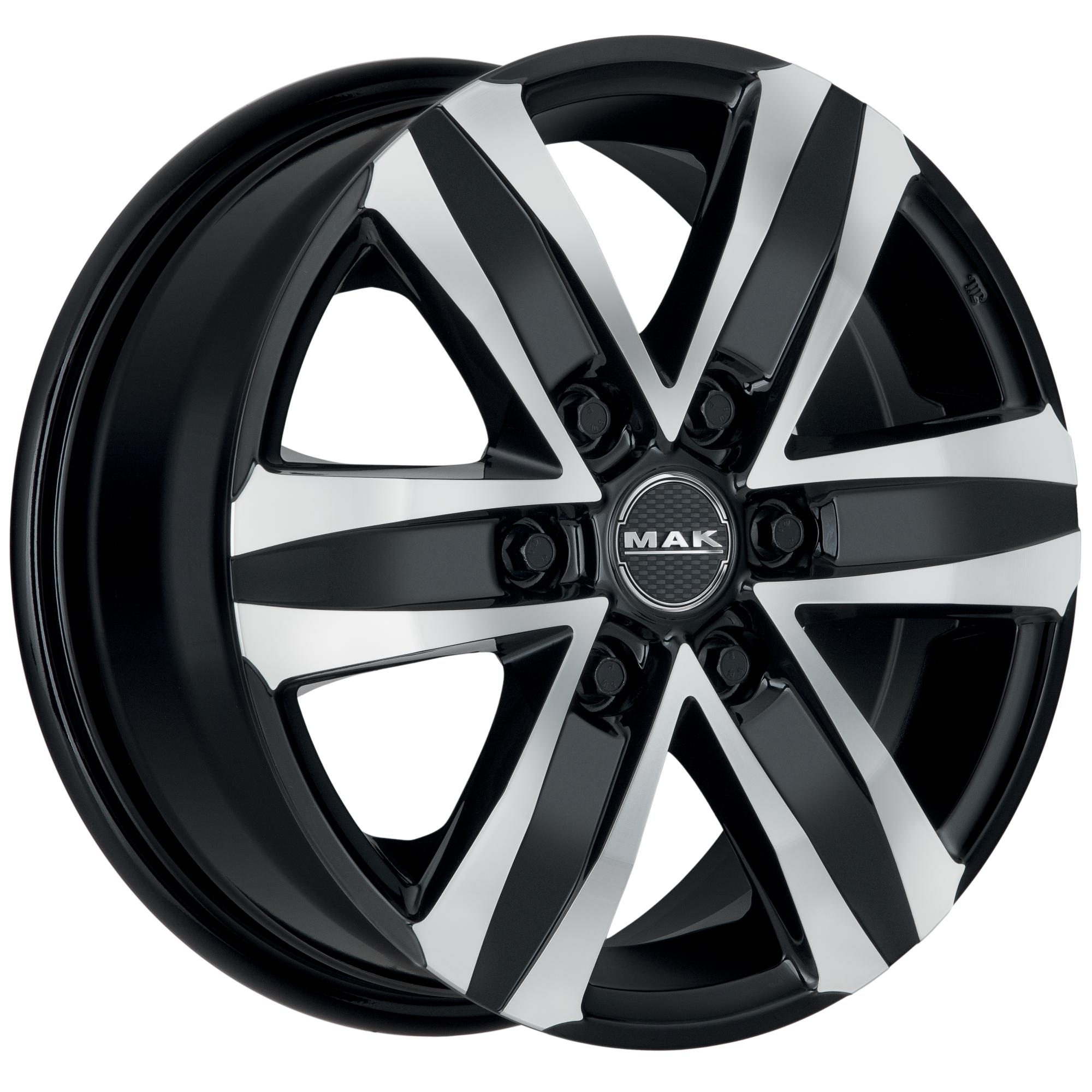 Jante MAK STONE 6 W BLACK MIRROR 6.5J16 6X139.7 ET55