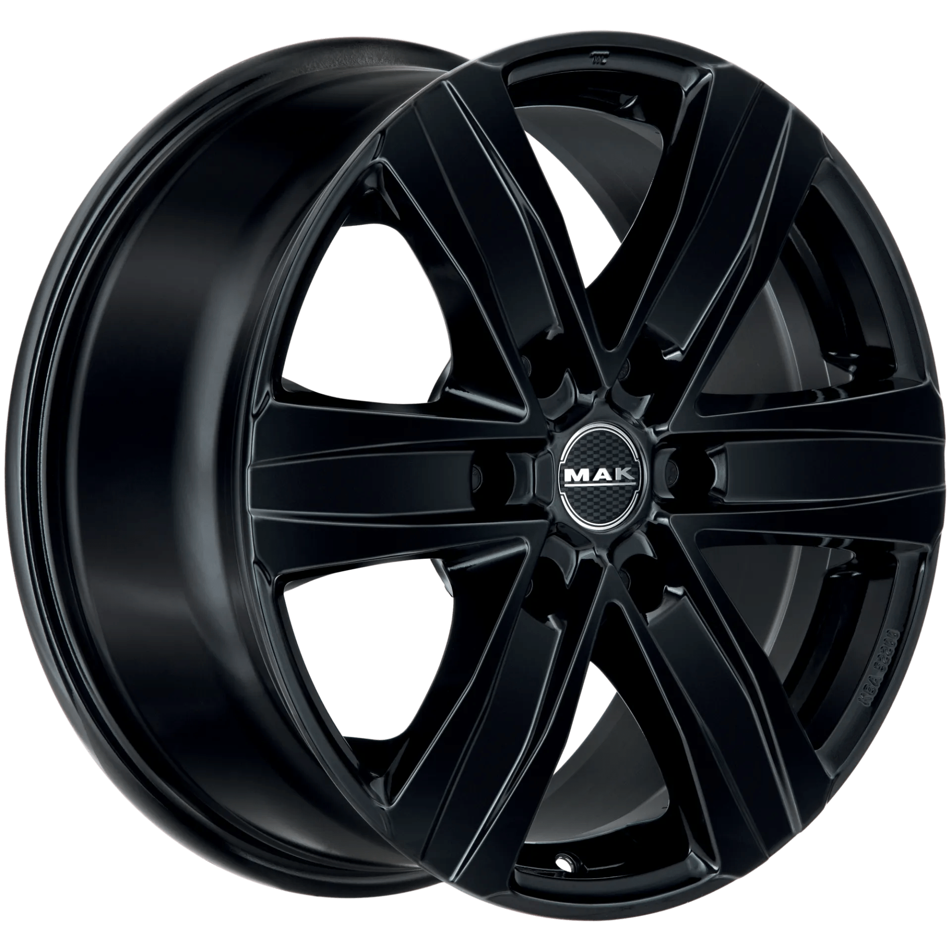 Jante MAK STONE 6 GLOSS BLACK 8.5J20 6X139.7 ET50