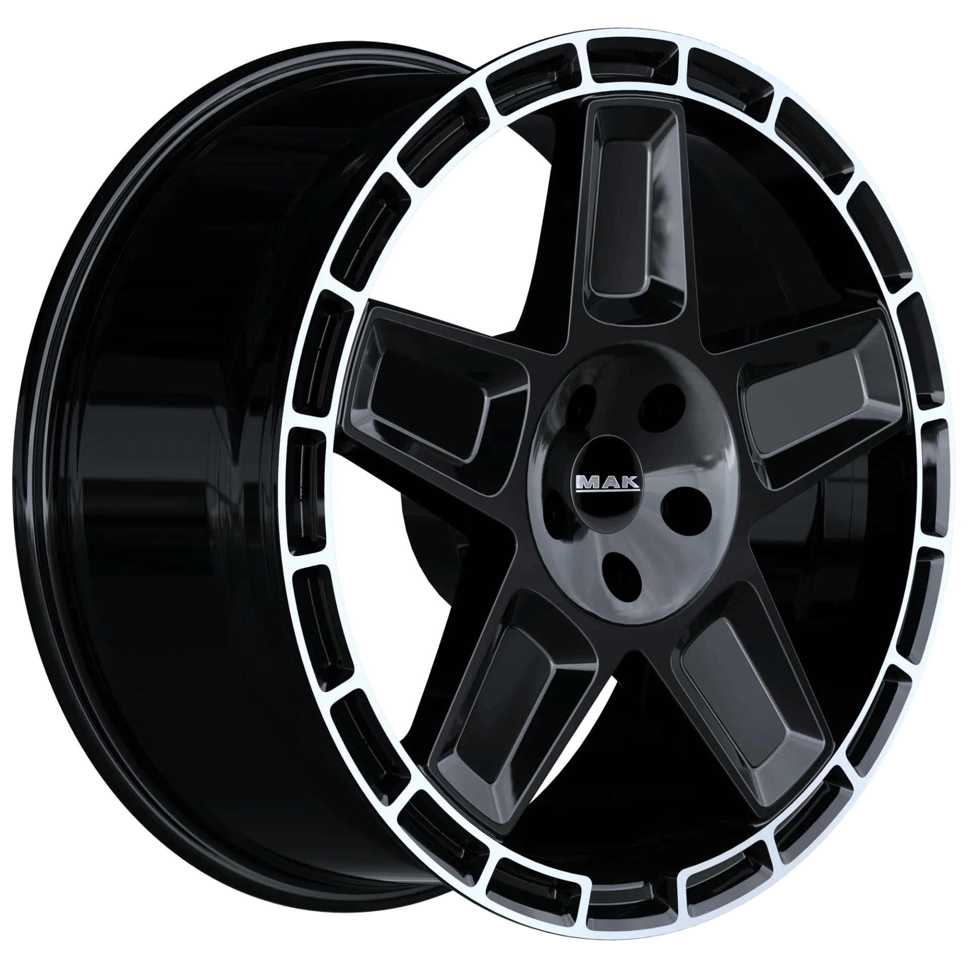 Jante MAK TREK GLOSS BLACK MIRROR RING 9J20 5X114.3 ET40