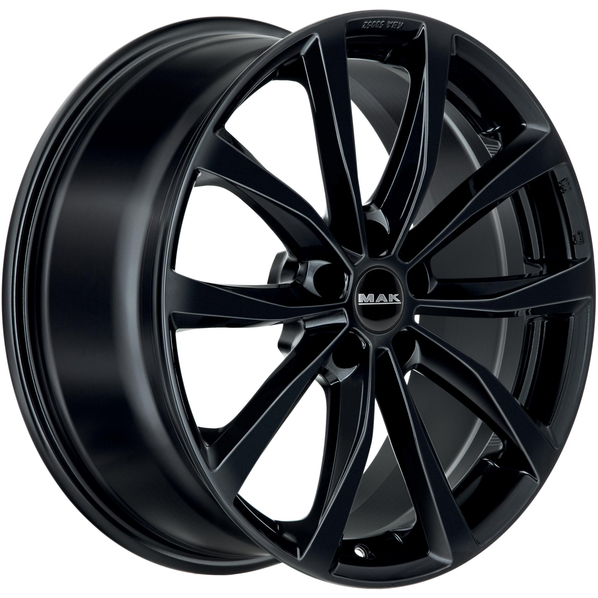 Jante MAK WOLF GLOSS BLACK 7J17 5X112 ET48