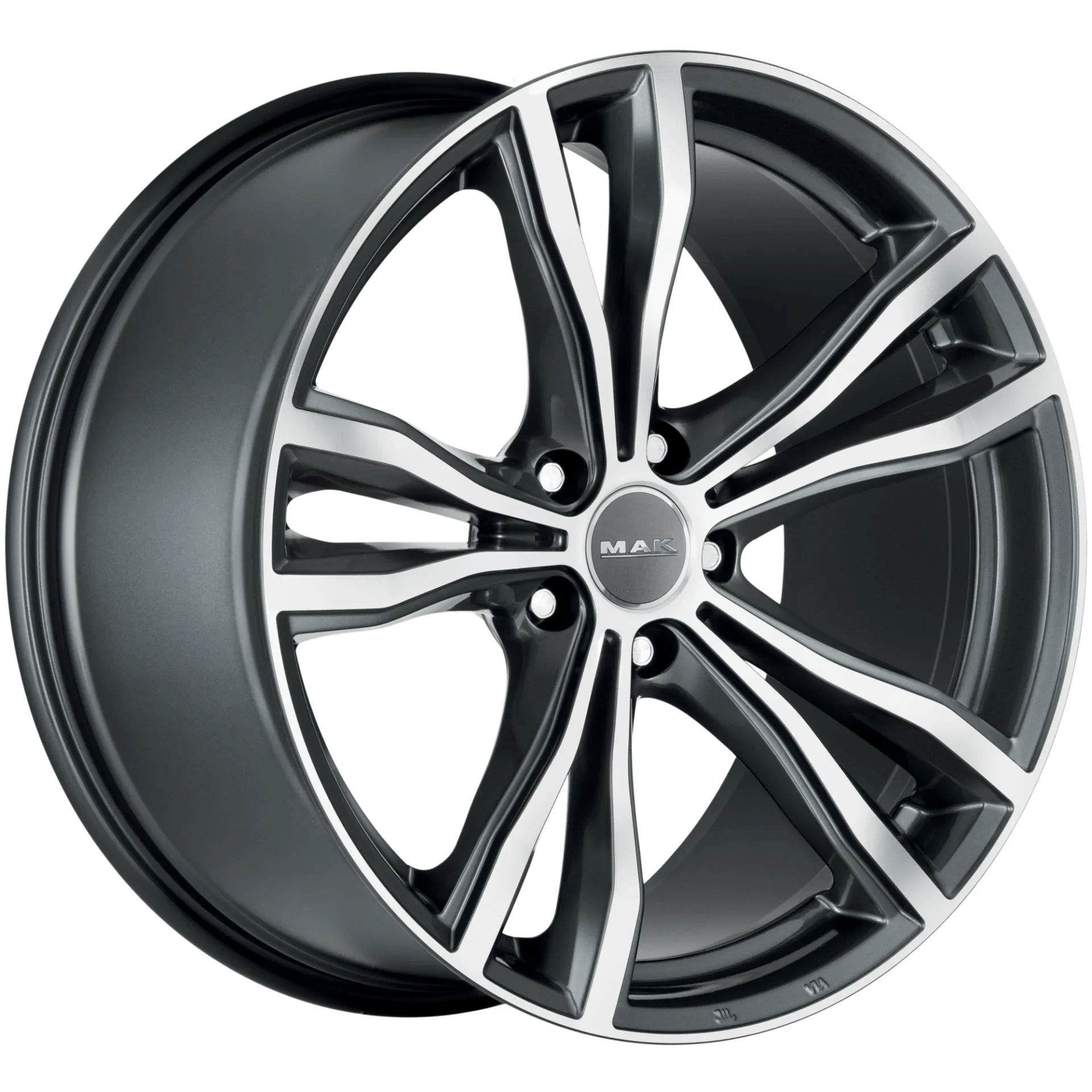 Jante MAK X-MODE GUN MET-MIRROR FACE 11.5J21 5X112 ET38