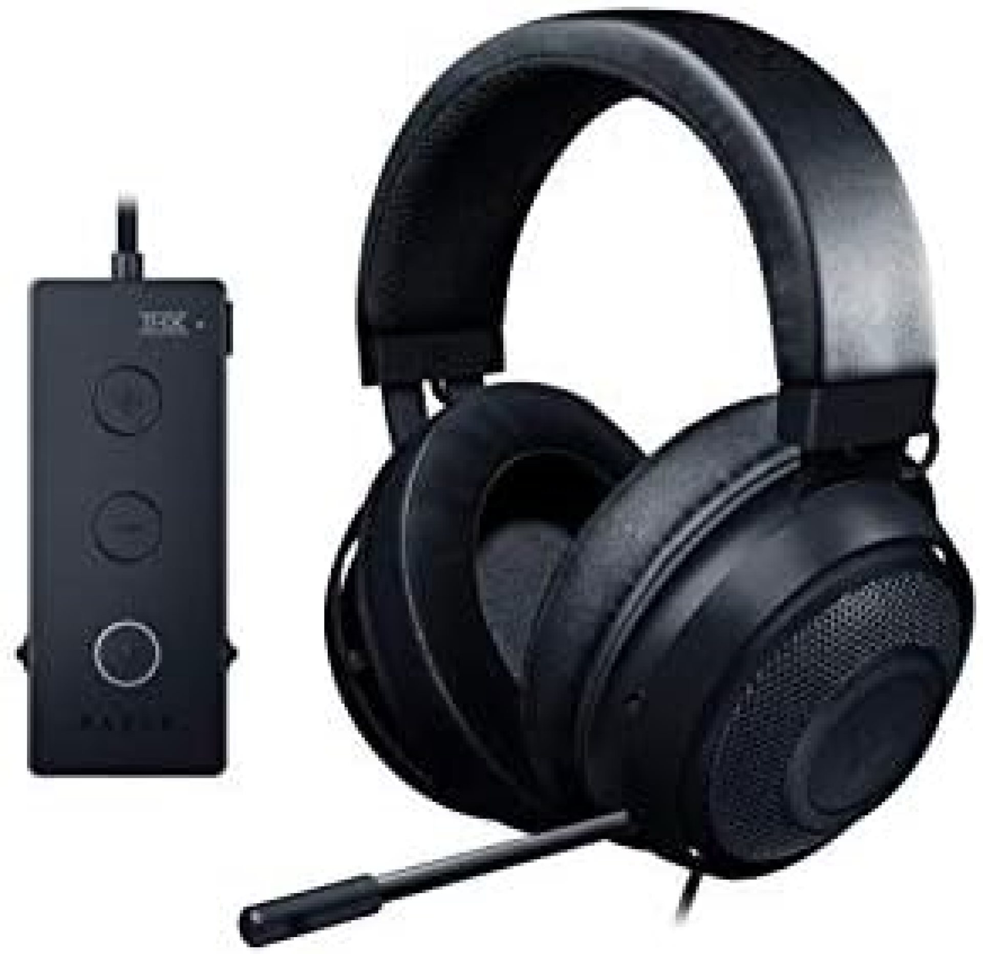 Razer Kraken Tournament Edition THX 7.1 Surround Sound Gaming Headset: Retractable Noise Cancelling Mic – USB DAC – For PC, PS4, PS5, Nintendo Switch, Xbox One, Xbox Series X & S, Mobile – Black Razer Kraken Tournament Edition THX 7.1 Surround Sound Gaming Headset: Retractable Noise Cancelling Mic – USB DAC – For PC, PS4, PS5, Nintendo Switch, Xbox One, Xbox Series X & S, Mobile – Black