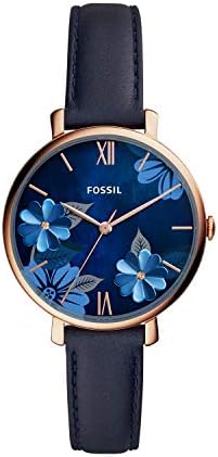Fossil Women Jacqueline Stainless Steel and Leather Casual Quartz Watch Fossil Women Jacqueline Stainless Steel and Leather Casual Quartz Watch