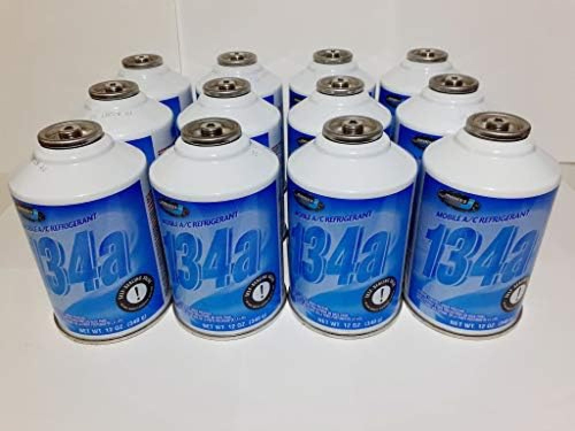 Johnsen’s R-134a HFC 134A Automotive A/C Refrigerant Case of Self Sealing 12oz cans (Pack of 12) Made in USA Johnsen’s R-134a HFC 134A Automotive A/C Refrigerant Case of Self Sealing 12oz cans (Pack of 12) Made in USA