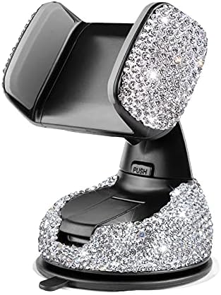 eing Car Phone Mount Cell Phone Holder with One More Air Vent Base,Bling Crystal Universal Phone Mount Holder Cradle for Dashboard,Windshield and Air Vent,Silver eing Car Phone Mount Cell Phone Holder with One More Air Vent Base,Bling Crystal Universal Phone Mount Holder Cradle for Dashboard,Windshield and Air Vent,Silver