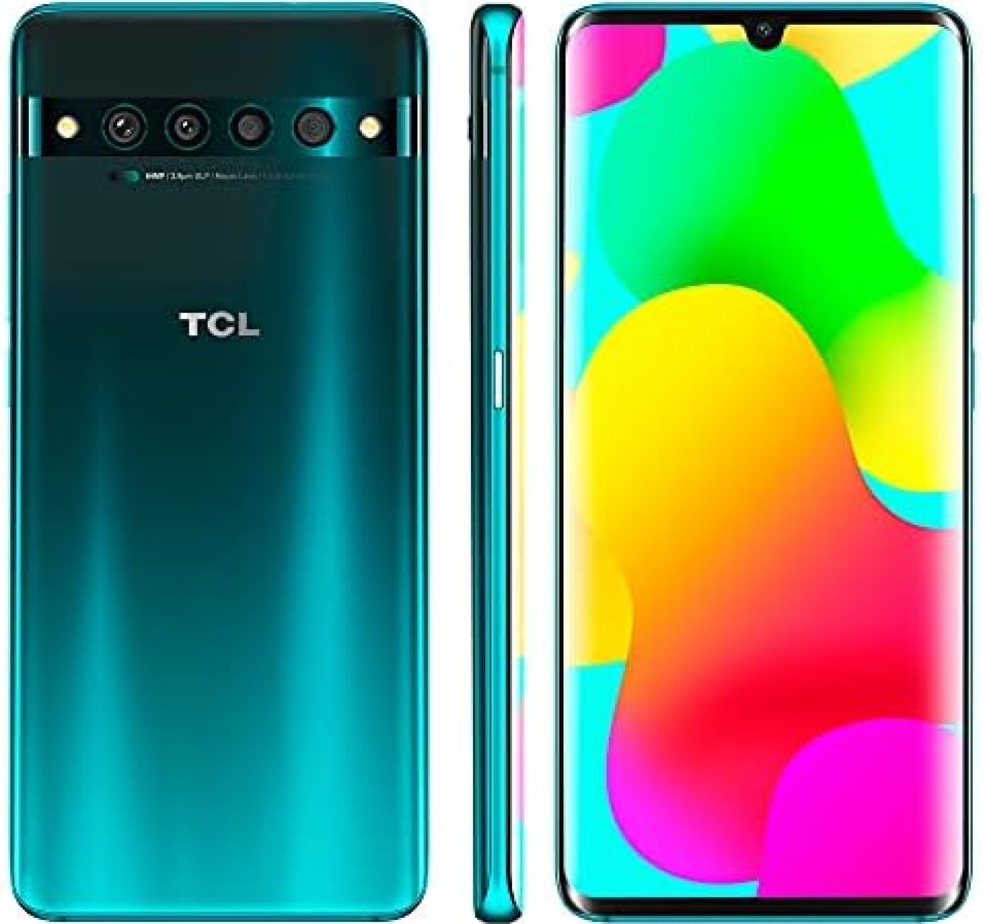TCL 10 Pro Unlocked Android Smartphone with 6.47″ AMOLED FHD + Display, 64MP Quad Rear Camera System, 128GB+6GB RAM, 4500mAh Fast Charging Battery – Forest Mist Green TCL 10 Pro Unlocked Android Smartphone with 6.47″ AMOLED FHD + Display, 64MP Quad Rear Camera System, 128GB+6GB RAM, 4500mAh Fast Charging Battery – Forest Mist Green