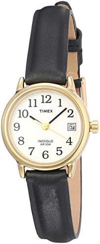 Timex Women’s Indiglo Easy Reader Quartz Analog Leather Strap Watch with Date Feature Timex Women’s Indiglo Easy Reader Quartz Analog Leather Strap Watch with Date Feature